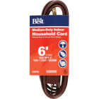 Do it Best 6 Ft. 16/2 Brown Cube Tap Extension Cord Image 1